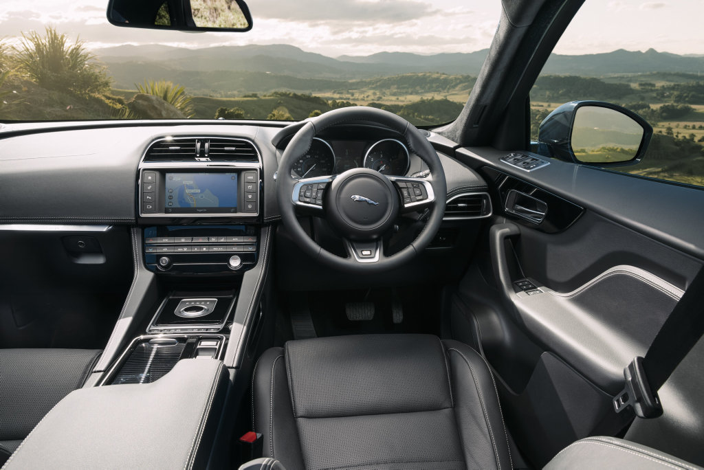 The Jaguar F-Pace. The Jaguar F-Pace.